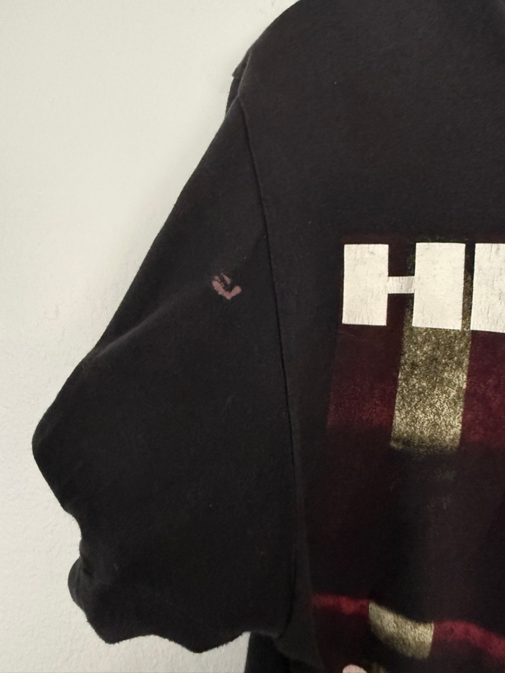 Jimi Hendrix Graphic Band Tee Black Vintage Fade Medium Rock Tee - Picture 5 of 8